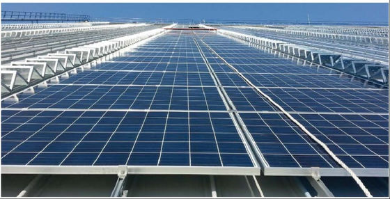 quality Σύστημα τοποθέτησης ηλιακών μονάδων από αλουμίνιο με βαλλιστή οροφή σειρά KF-HK-BA01 factory